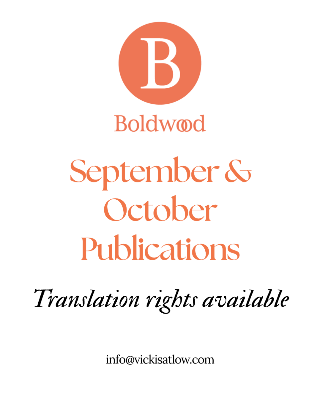 Boldwood: le novità di settembre e ottobre